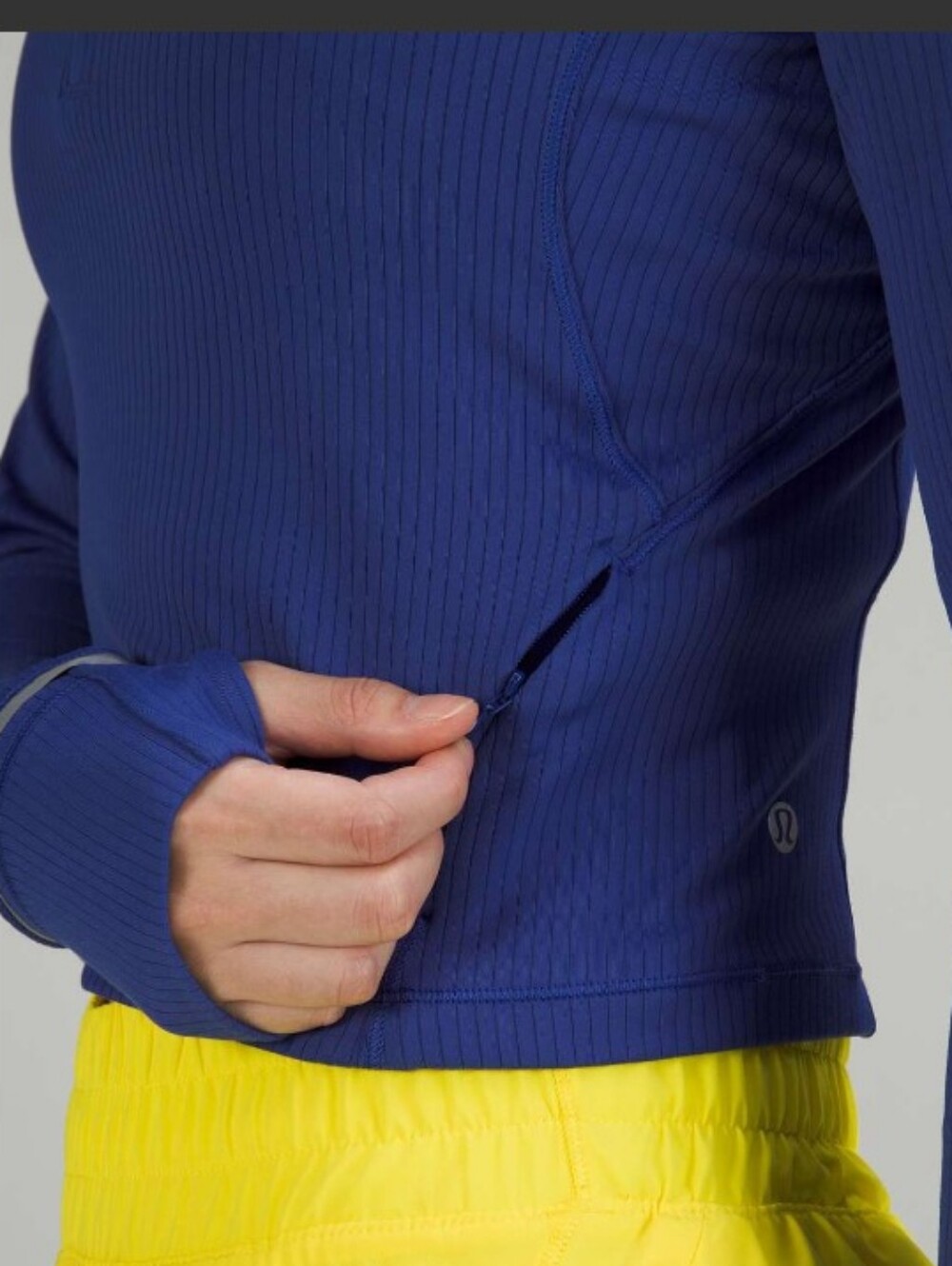 Lululemon It's Rulu Run Cropped Half Zip *Ribbed - Picture 3 of 9